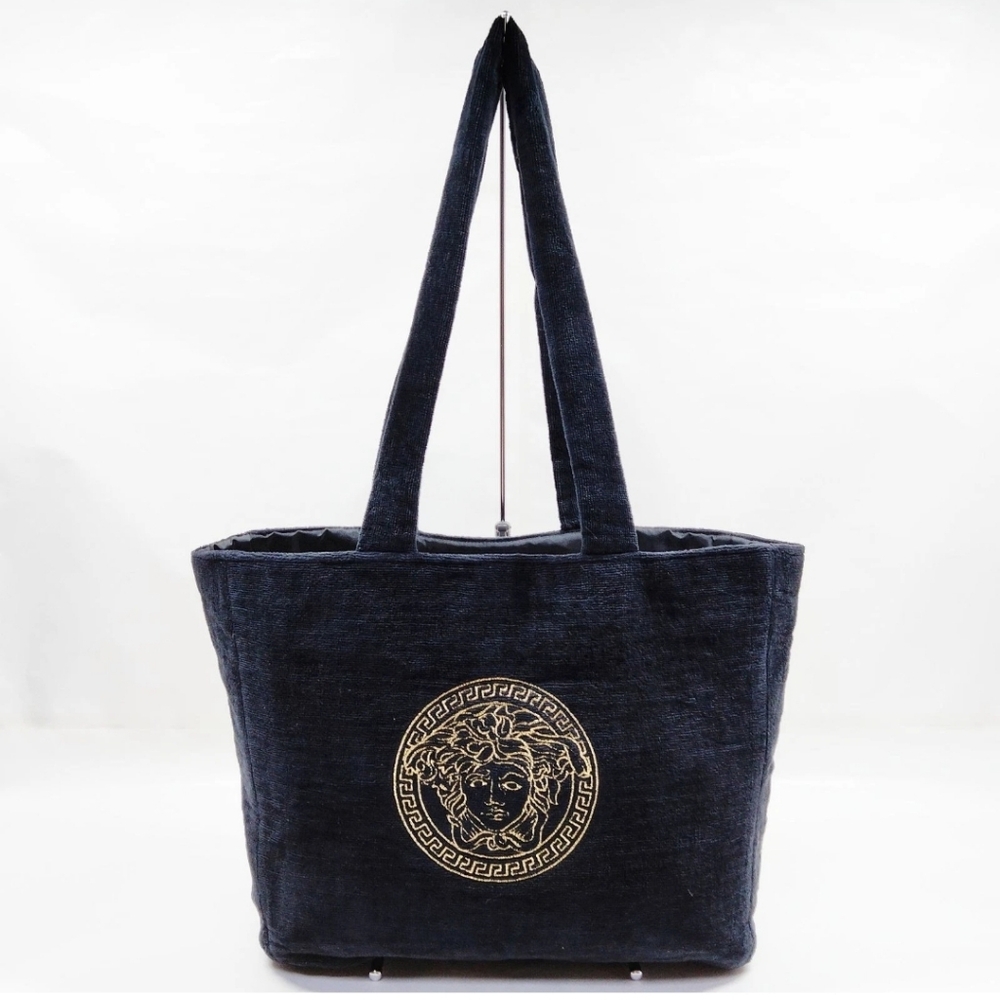 VERSACE MEDUSA TERRY CLOTH BAG